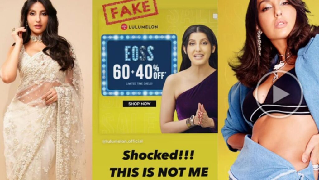 Nora Fatehi's Deepfake video